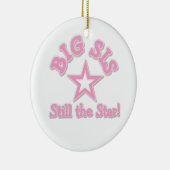 Ornement Rond En Céramique Grande soeur toujours les cadeaux des étoiles (Droite)