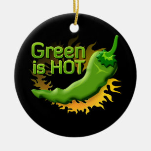 Ornement Rond En Céramique Green is HOT