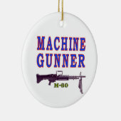 ORNEMENT ROND EN CÉRAMIQUE GUNNER MACHINE (Droite)