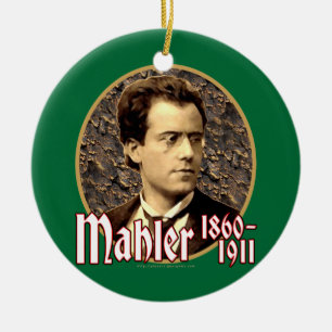 Ornement Rond En Céramique Gustav Mahler