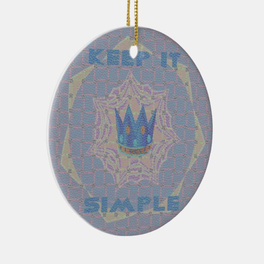 Ornement Rond En Céramique Hakuna matata (Droite)