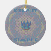 Ornement Rond En Céramique Hakuna matata (Devant)