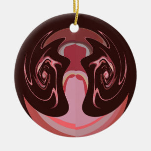 Ornement Rond En Céramique Hakuna matata couleurs