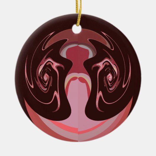 Ornement Rond En Céramique Hakuna matata couleurs (Devant)