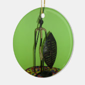 Ornement Rond En Céramique Hakuna Matata Kenya Maasai.JPG (Gauche)