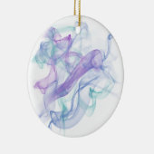 Ornement Rond En Céramique Haze violet Abstrait (Droite)