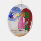 Ornement Rond En Céramique Heddy et Ben (Droite)