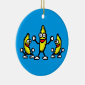 Ornement Rond En Céramique Heure de gelée de beurre d'arachide (Droite)