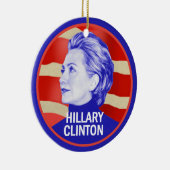 Ornement Rond En Céramique Hillary 2016 (Droite)