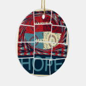 Ornement Rond En Céramique Hope Hakuna Matata (Droite)