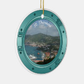 Ornement Rond En Céramique Hublot de St Thomas (Droite)