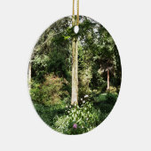 Ornement Rond En Céramique Hydrangea Wood Trees (Droite)