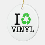 Ornement Rond En Céramique I Recycle Vinyl (Gauche)