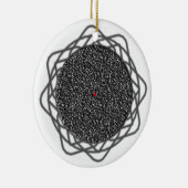 Ornement Rond En Céramique Illusion optique (Droite)