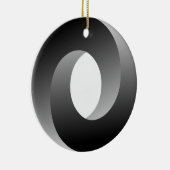 Ornement Rond En Céramique Illusion optique de cercle impossible (Droite)