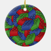 Ornement Rond En Céramique Illustration de blocs constitutifs (Dos)