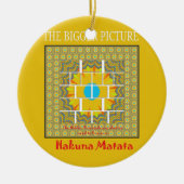 Ornement Rond En Céramique Impression d'images plus grande (Devant)