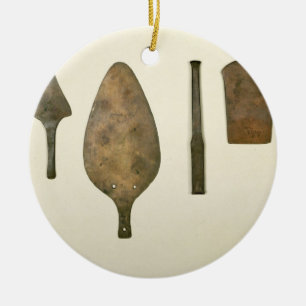 Ornement Rond En Céramique Instruments de cuivre, Harappa, 2300-1750 AVANT