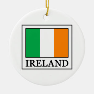 Ornement Rond En Céramique Irlande