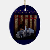 Ornement Rond En Céramique It's the American Way (Droite)