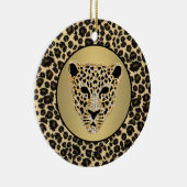 Ornement Rond En Céramique Jaguar (Droite)