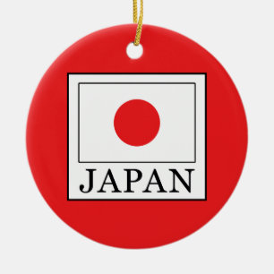Ornement Rond En Céramique Japon