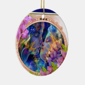 Ornement Rond En Céramique Je t'aime (Droite)