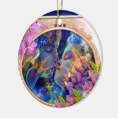 Ornement Rond En Céramique Je t'aime (Gauche)