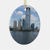 Ornement Rond En Céramique Jersey City (Droite)