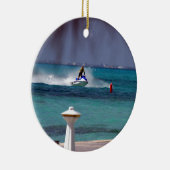 Ornement Rond En Céramique Jet Ski Paradise (Droite)