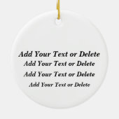 Ornement Rond En Céramique Jeu - Vegas (Dos)