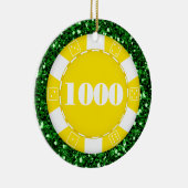 Ornement Rond En Céramique Jeu - Vegas (Droite)