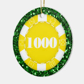 Ornement Rond En Céramique Jeu - Vegas (Gauche)