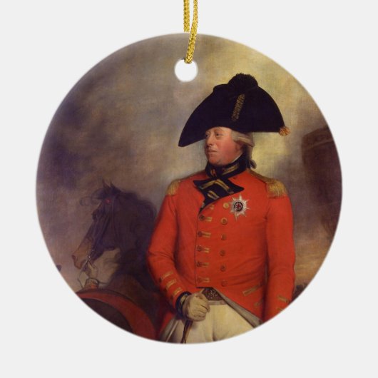 Ornement Rond En Céramique King George III par Sir William Beechey (Devant)