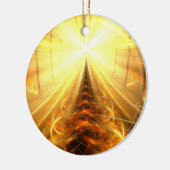 Ornement Rond En Céramique La lumière à l'extrémité du tunnel (Gauche)