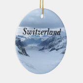 Ornement Rond En Céramique La Suisse (Droite)