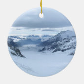 Ornement Rond En Céramique La Suisse (Dos)