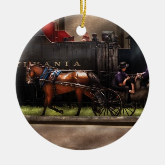 Ornement Rond En Céramique La ville - PA - vous avez obtenu d'aimer Lancaster (Devant)