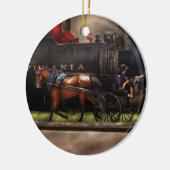 Ornement Rond En Céramique La ville - PA - vous avez obtenu d'aimer Lancaster (Gauche)