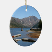 Ornement Rond En Céramique Lac Coldwater (Droite)