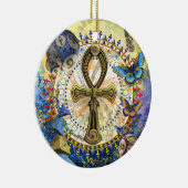 Ornement Rond En Céramique L'Ankh (Droite)