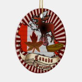 Ornement Rond En Céramique Le Canada (Droite)