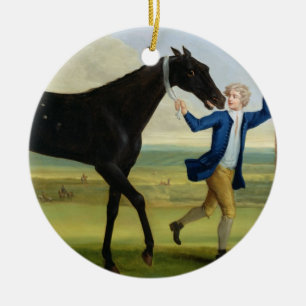 Ornement Rond En Céramique Le duc du "gentil noir" de Rutland, c.1720 (huile