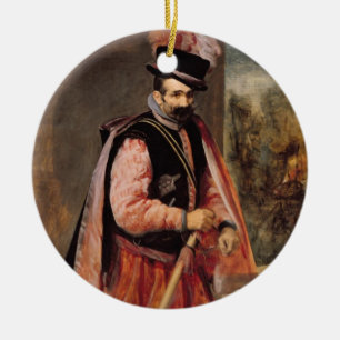 Ornement Rond En Céramique Le farceur a appelé "Don Juan de l'Autriche",