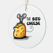 Ornement Rond En Céramique Le Grand Fromage (Gauche)