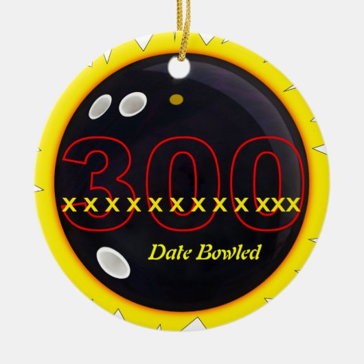 Ornement Rond En Céramique Le jeu parfait (Devant)