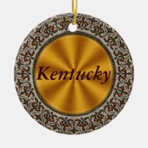 Ornement Rond En Céramique Le Kentucky
