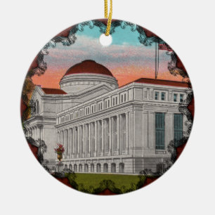 Ornement Rond En Céramique Le National Gallery de l'ornement d'art