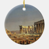 Ornement Rond En Céramique Le parthenon, 1863 (Dos)