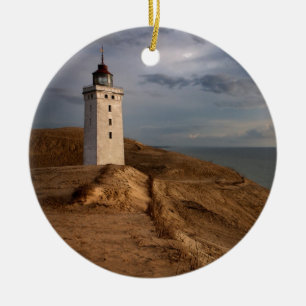 Ornement Rond En Céramique Le phare